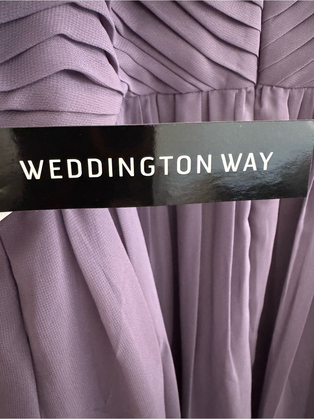 (NWT) Weddington Way “Lila” formal gown in the color "Wisteria" (Size 2) - Picture 7 of 13